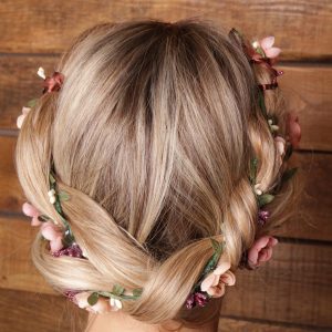 Веточка для волос с цветами
